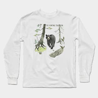 The Hunting Tradition - Bear with no shadows Long Sleeve T-Shirt